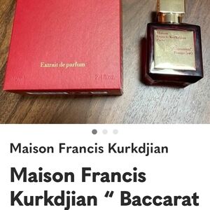 Maison Francis Kurkdjian Baccarat Rouge 540 Extrait de Parfum Red and Gold